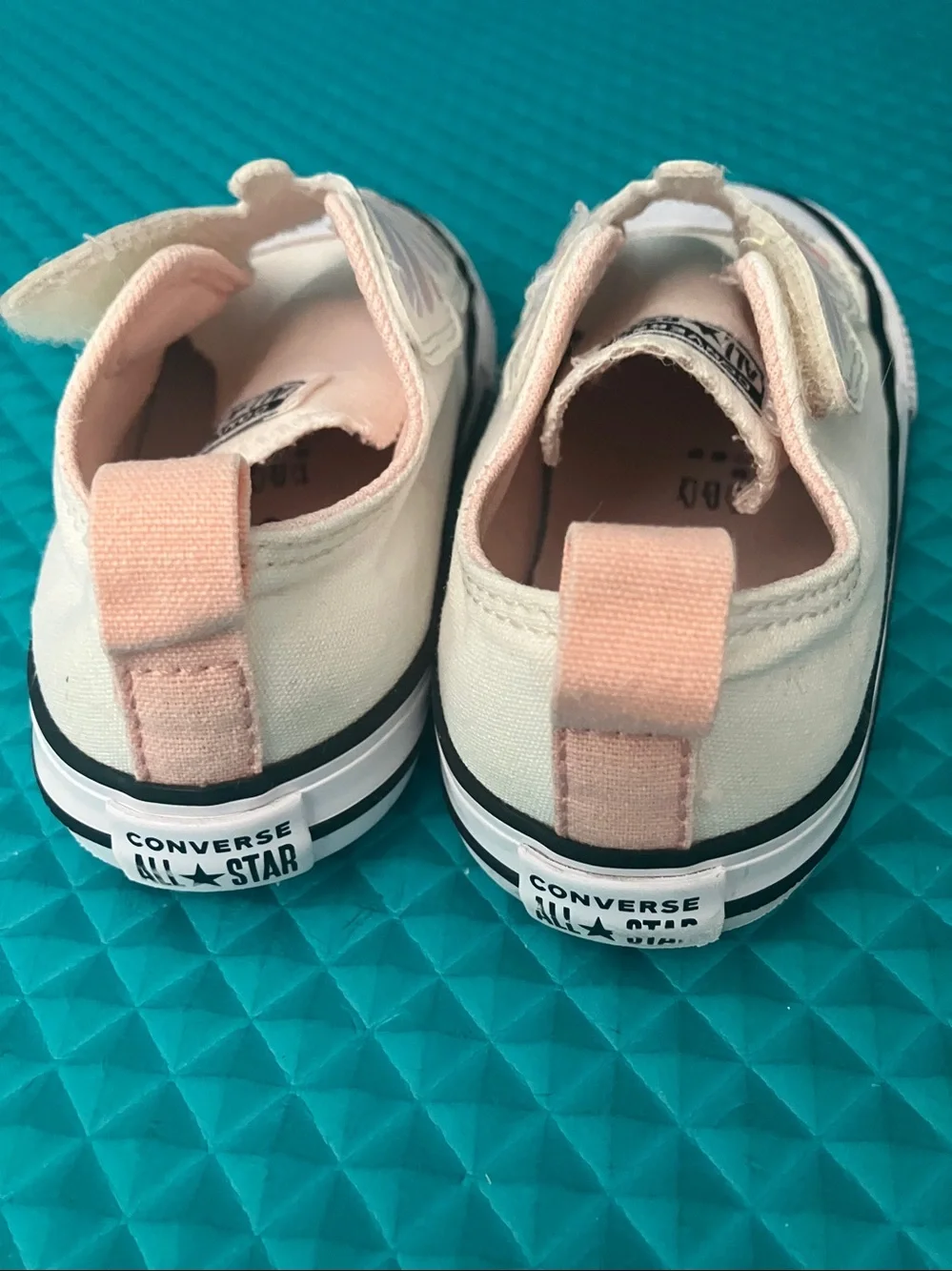 CONVERSE Toddler Girls Chuck Taylor All Star toddler butterfly sneakers | 7